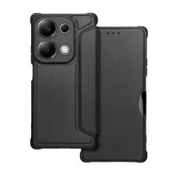 Capa Xiaomi Redmi Note 13 Pro 4G, Poco M6 Pro 4G RAZOR Flip Book Preto