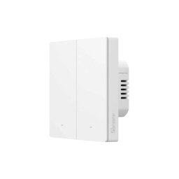 Sonoff M5-2C-80W Branco Interruptor de Parede Duplo WiFi Matter de Encastrar