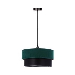 Candelabro suspenso SOLANTO 1xE27/60W/230V verde/preto