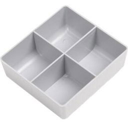 kaiserkraft Caixa de encaixe para sistema de gavetas combinado, para gavetas de AxLxP 42,5 x 225 x 309 mm, máx. 6 caixas por gaveta, com divisão