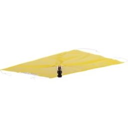 PIG Defletor de fugas para tubos, cordão de fecho, LxA 495 x 810 mm, revestido a vinil