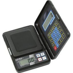KERN Balança de bolso, com calculadora integrada, âmbito de pesagem até 320 g, legibilidade 0,1 g, prato da balança 70 x 80 mm