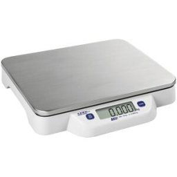 KERN Balança de mesa, para utilizações móveis, âmbito de pesagem até 20 kg, legibilidade 10 g, prato da balança 320 x 260 mm