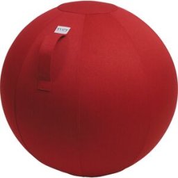 VLUV Bola suíça LEIV, forro em tecido a imitar a lona, 600 - 650 mm, vermelho rubi