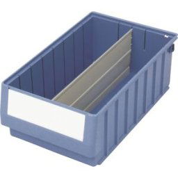BITO Divisória longitudinal, para caixa para estantes, embalagem de 10 unid., CxA 464 x 74,5 mm