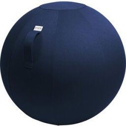 VLUV Bola suíça LEIV, forro em tecido a imitar a lona, 600 - 650 mm, azul royal