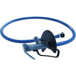 Jessberger Mangueira de distribuição para bomba manual com torneira, para produtos à base de óleo mineral, azul, comprimento 1,5 m