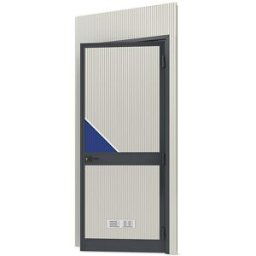 eurokraft pro Sistema modular, LxA exterior 1150 x 2600 mm, painel com porta à direita