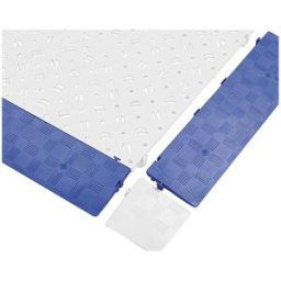 kaiserkraft Barra lateral, UE 4 unid., C x L x A 500 x 120 x 25 mm, azul