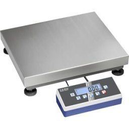 KERN Balança de plataforma, balança de dois âmbitos, calibrável, âmbito de pesagem até 60 kg, legibilidade 10/20 g, prato da balança 400 x 300 mm