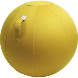 VLUV Bola suíça LEIV, forro em tecido a imitar a lona, 700 - 750 mm, amarelo mostarda