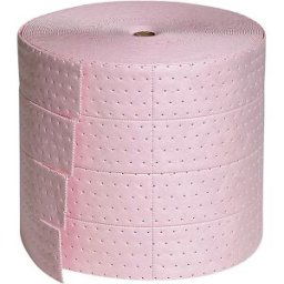 PIG Rolo absorvente de químicos HazMat RIP-&-FIT®, versão Heavy-Weight, em caixa dispensadora, comprimento de 46 m, largura 380 mm