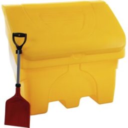 eurokraft basic Recipiente para material a granel, capacidade 200 l, amarelo