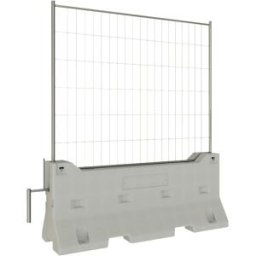 Schake Barreira de proteção de betão com vedação móvel, CxLxA 2830 x 2420 x 930 mm, cinzento