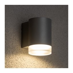 Brilagi - Iluminação de parede exterior MATERA 1xGU10/30W/230V cinzento IP54