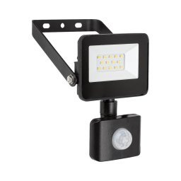 Rabalux 7066 - Holofote LED com sensor FLOOD LED/10W/230V 4000K IP44 preto