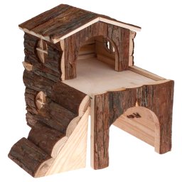 Cabana de 2 Pisos para Roedores 30x20x30cm