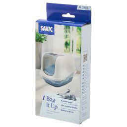 Savic Bag it Up sacos para caixas de areia dos gatos - Jumbo - 6 unidades