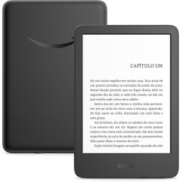 Leitor eBook Amazon Kindle 6" 16 GB 2024 | Preto s/ Publicidade