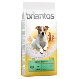 2x14kg Adult Mini cordeiro e arroz Briantos ração para cães