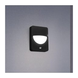 Eglo 98705 - Luz de exterior com sensor SALVANESCO 1xE27/28W/230V IP44