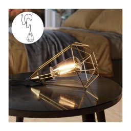Eglo 43685 - Candeeiro de mesa com tomada TARBES 1xE27/60W/230V