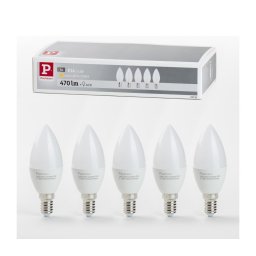 CONJUNTO 5x Lâmpadas LED E14/5,5W/230V 2700K - Paulmann 28782