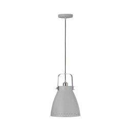 JUST LIGHT. L11160-16 - Candeeiro suspenso EVA 1xE27/60W/230V diâmetro 26,5 cinzento