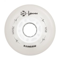 LUMINOUS Inline Led Wheels Rainbow - 76mm/85A 4-Pack