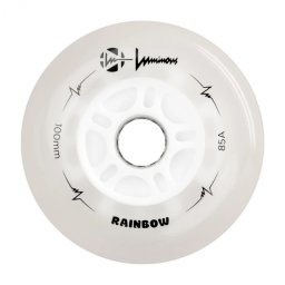 LUMINOUS Inline Led Wheels Rainbow - 100mm/85A 3-Pack