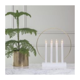 Eglo 410979 - Castiçal de Natal GLOSSY 4xE10/3W/230V branco