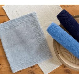 Tapete de banho 100% algodão 1500 gr./m2 LOFTY Bath Mat - Lasa Home: Cinzento claro 60x90 cm