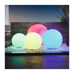 Eglo 900272 - Lâmpada LED RGB exterior dimável 1xE27/9W/230V IP65 2700-6500K
