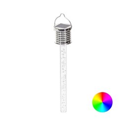 Aigostar - Iluminação solar LED RGB LED/0,006W/1,2V cromado IP44