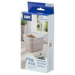Savic Bag it Up sacos para caixas de areia dos gatos - Hop In Giant - 6 unidades