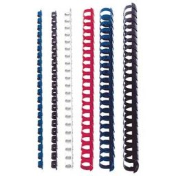 Argolas Pvc Encadernar 19 / 20mm Branco para 165 Folhas Cx 100