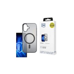 Capa Iphone 16 Plus 3MK Frosty Magcase Silicone Preto