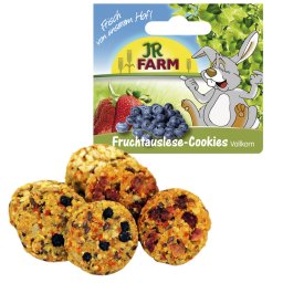 2x6uds. Bolachas Integrais Seleção de Fruta JR Farm snacks roedores