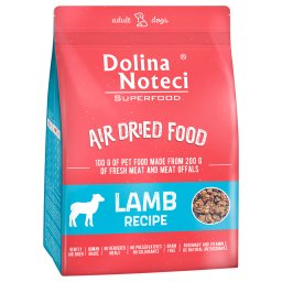 Pack económico: 2x1kg Dolina Noteci Superfood Ração seca para adultos com cordeiro Ração seca para cães