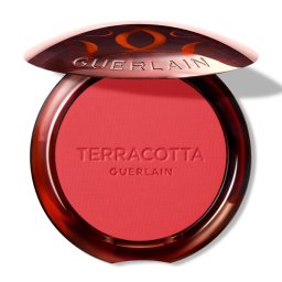 Guerlain Pó de Bronze Terracotta Blush Blush com efeito de brilho saudável 06 DEEP RED