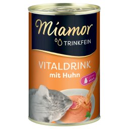 6x135ml frango Trinkfein Miamor bebida revitalizante para gatos