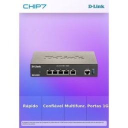 D-Link Unified Services VPN Router - 1 x 10/100/1000 Mbps WAN port. - 3 x 10/100/1000 Mbps LAN ports.- 1 x 10/100/1000 Mbps conf. port