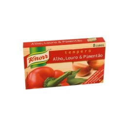 Caldos Alho, Louro e Pimentão Knorr - 8 unidades