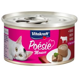 12x85g vaca Poésie Mousse Vitakraft comida húmida gatos