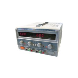 Fonte de energia de laboratório 2x0-50V/0-5A