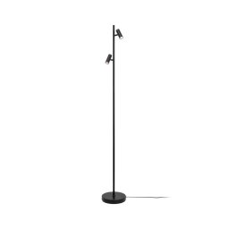 Nordlux - Candeeiro de chão LED com regulação OMARI 2xLED/3,2W/230V preto
