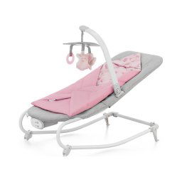 KINDERKRAFT - Espreguiçadeira vibratória para bebé com melodia FELIO 2 rosa