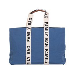 Childhome - Mala de viagem FAMILY BAG CANVAS azul