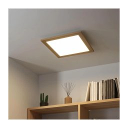 Eglo - Painel LED RGB dimerizável de superfície SALOBRENA-C LED/40W/230V castanho + comando remoto