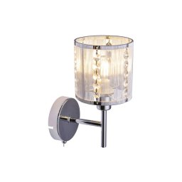 Globo 15091W - Iluminação de parede WALLA 1xE14/40W/230V cromado